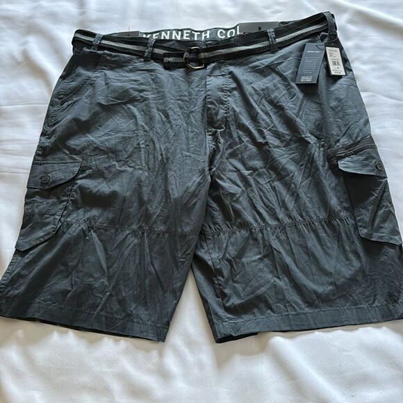 Kenneth Cole Cargo Shorts Mens 48 Gray - Picture 4 of 5